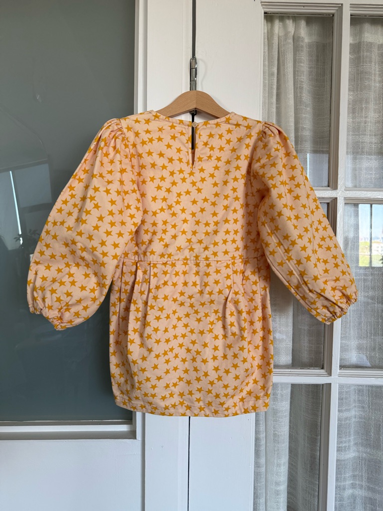 Tiny Cottons Star-Print Puff Sleeve Mini Dress — image 3 of 5